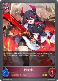 Hervor - P41EN (Foil) - BP20: Omens and Heirs - Shadowverse: Evolve card