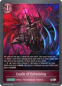 Castle of Entwining - P43EN (Foil) - BP20: Omens and Heirs - Shadowverse: Evolve card