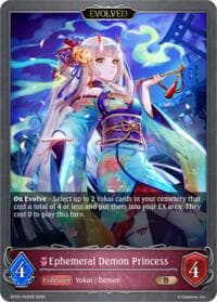 Ephemeral Demon Princess (Evolved) - P45EN (Foil) - BP20: Omens and Heirs - Shadowverse: Evolve card
