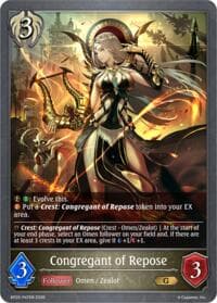 Congregant of Repose - P47EN (Foil) - BP20: Omens and Heirs - Shadowverse: Evolve card