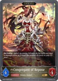 Congregant of Repose (Evolved) - P48EN (Foil) - BP20: Omens and Heirs - Shadowverse: Evolve card