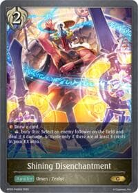 Shining Disenchantment - P49EN (Foil) - BP20: Omens and Heirs - Shadowverse: Evolve card