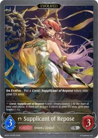 Supplicant of Repose (Evolved) - P51EN (Foil) - BP20: Omens and Heirs - Shadowverse: Evolve card
