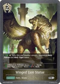 Winged Lion Statue - P52EN (Foil) - BP20: Omens and Heirs - Shadowverse: Evolve card