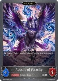 Apostle of Voracity (Evolved) - P58EN (Foil) - BP20: Omens and Heirs - Shadowverse: Evolve card