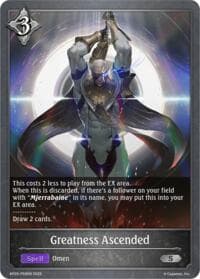 Greatness Ascended - P59EN (Foil) - BP20: Omens and Heirs - Shadowverse: Evolve card