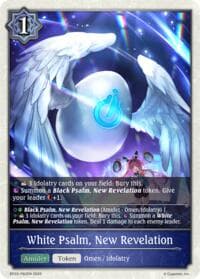 White Psalm, New Revelation - P62EN (Foil) - BP20: Omens and Heirs - Shadowverse: Evolve card