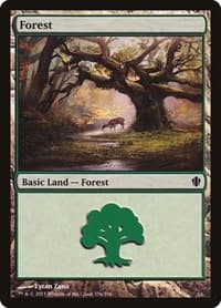 Forest (356) - Commander 2013 - Magic: The Gathering card