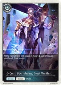 Crest: Mjerrabaine, Great Manifest - P70EN (Foil) - BP20: Omens and Heirs - Shadowverse: Evolve card