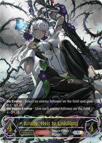 Krulle, Heir to Unkilling (Evolved) (U) - BP20: Omens and Heirs - Shadowverse: Evolve card