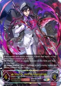 Sinciro, Heir to Usurpation (Evolved) (U) - BP20: Omens and Heirs - Shadowverse: Evolve card
