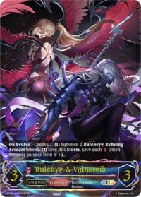 Rulenye & Valnareik (Evolved) (U) - BP20: Omens and Heirs - Shadowverse: Evolve card