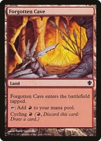 Forgotten Cave - Commander 2013 - Magic: The Gathering card