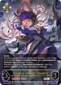 Gilnelise, Voracity Manifest (U) - BP20: Omens and Heirs - Shadowverse: Evolve card