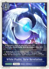 White Psalm, New Revelation - BP20: Omens and Heirs - Shadowverse: Evolve card