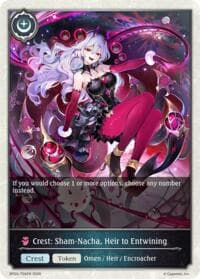 Crest: Sham-Nacha, Heir to Entwining - BP20: Omens and Heirs - Shadowverse: Evolve card