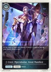 Crest: Mjerrabaine, Great Manifest - BP20: Omens and Heirs - Shadowverse: Evolve card