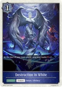 Destruction in White - BP20: Omens and Heirs - Shadowverse: Evolve card