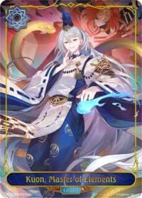Kuon, Master of Elements - BP20: Omens and Heirs - Shadowverse: Evolve card