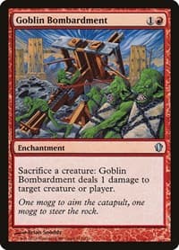 Goblin Bombardment - Commander 2013 - Magic: The Gathering card