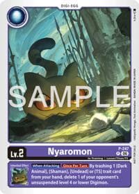 Nyaromon (Official Store Tournament 2026 Vol. 4 Participant) - Digimon Promotion Cards - Digimon Card Game card
