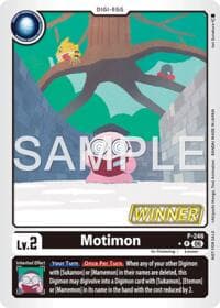 Motimon (Official Store Tournament 2026 Vol. 4 Winner) - Digimon Promotion Cards - Digimon Card Game card