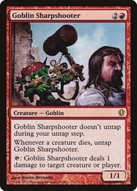 Goblin Sharpshooter - Commander 2013 - Magic: The Gathering card