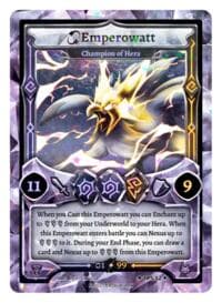 Emperowatt - Champion of Hera (Serialized) - Organized Play Series 5 - Elestrals card