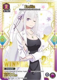Emilia (086) (Winner) - Union Arena Promotion Cards - Union Arena card