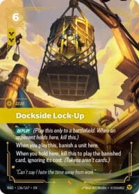 Dockside Lock-Up - Radiance - Riftbound: League of Legends Trading Card Game card