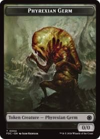 Phyrexian Germ // Phyrexian Beast Double-Sided Token - Commander: Foundations - Magic: The Gathering card