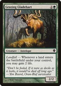 Grazing Gladehart - Commander 2013 - Magic: The Gathering card