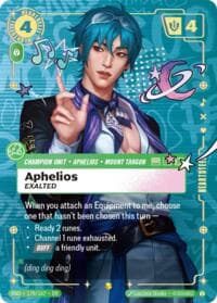Aphelios, Exalted (Heartsteel Overnumbered) - Radiance - Riftbound: League of Legends Trading Card Game card