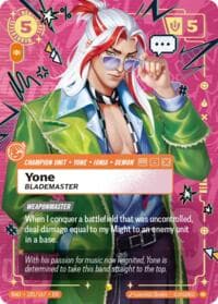 Yone, Blademaster (Heartsteel Overnumbered) - Radiance - Riftbound: League of Legends Trading Card Game card