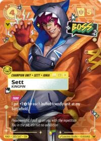 Sett, Kingpin (Heartsteel Overnumbered) - Radiance - Riftbound: League of Legends Trading Card Game card
