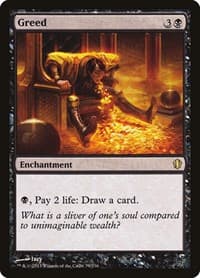 Greed - Commander 2013 - Magic: The Gathering card