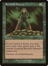 Reverent Silence - Nemesis - Magic: The Gathering card