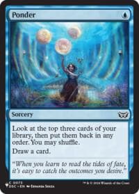 Ponder (DSC) - The List Reprints - Magic: The Gathering card