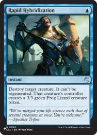 Rapid Hybridization (CLU) - The List Reprints - Magic: The Gathering card