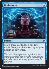 Brainstorm (MKC) - The List Reprints - Magic: The Gathering card