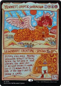 Yennett, Cryptic Sovereign (Display Commander) - Thick Stock - Secret Lair Drop Series - Magic: The Gathering card