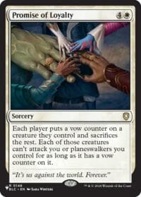 Promise of Loyalty - The List Reprints - Magic: The Gathering card