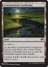 Contaminated Landscape - The List Reprints - Magic: The Gathering card