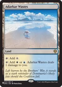 Adarkar Wastes (DMU) - The List Reprints - Magic: The Gathering card