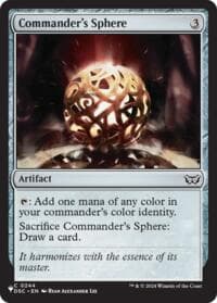 Commander's Sphere (DSC) - The List Reprints - Magic: The Gathering card