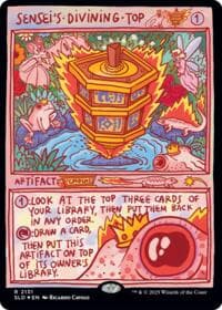 Sensei's Divining Top - Secret Lair Drop Series - Magic: The Gathering card