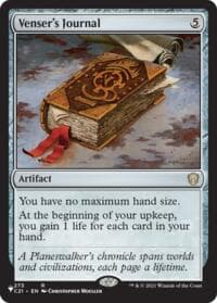 Venser's Journal - The List Reprints - Magic: The Gathering card