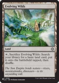 Evolving Wilds (LCC) - The List Reprints - Magic: The Gathering card