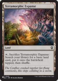 Terramorphic Expanse (BLC) - The List Reprints - Magic: The Gathering card