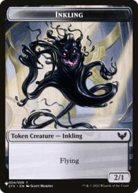 Inkling // Horror Double-Sided Token - The List Reprints - Magic: The Gathering card